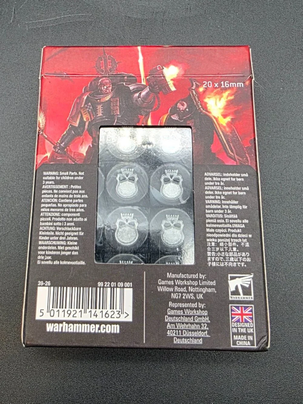 DEATHWATCH DICE 40K Warhammer Games Workshop 40,000 black